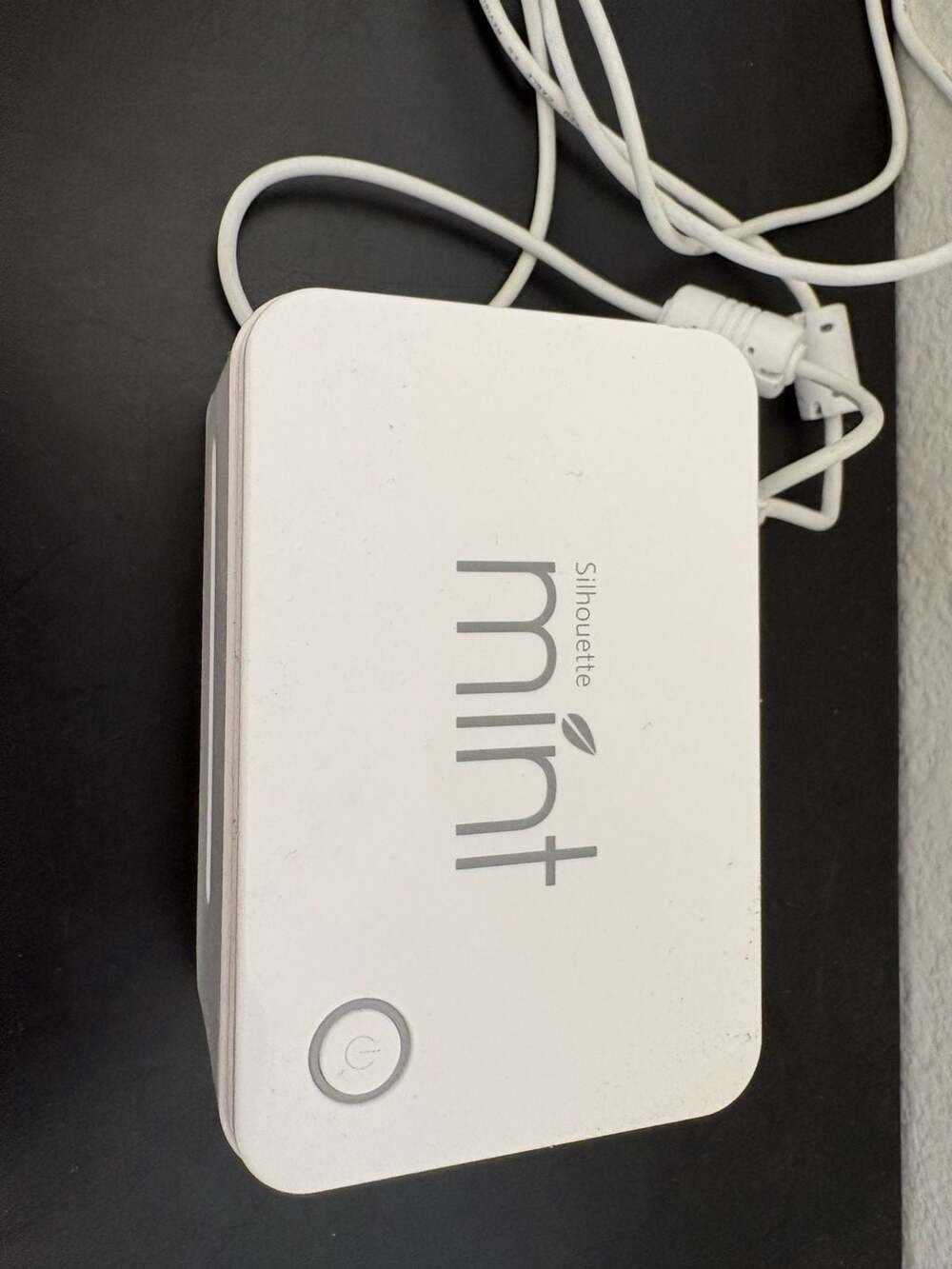 Silhouette Mint Electronic Cutting Machine White w/ Power & USB Cables Tested